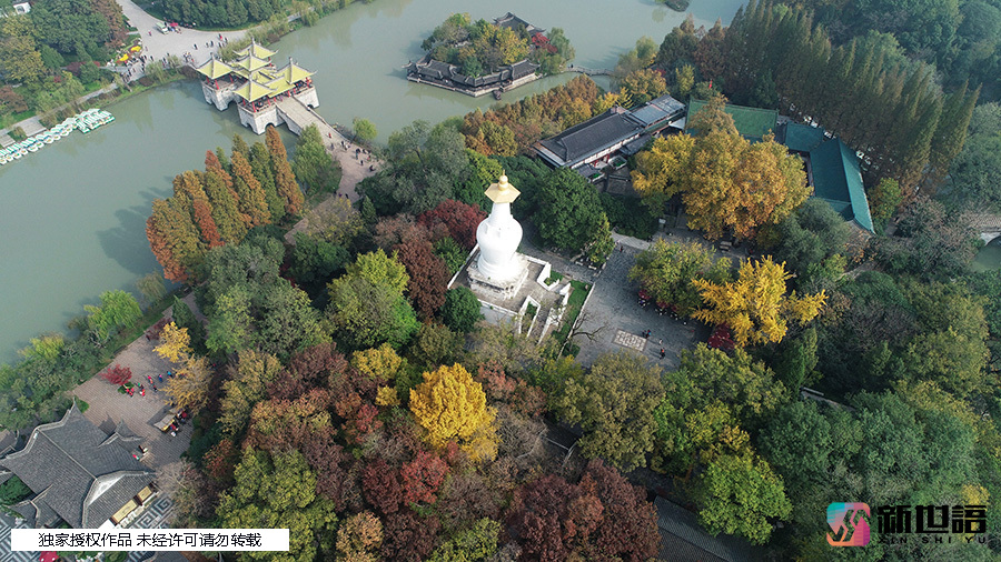 扬州瘦西湖 全景图图片